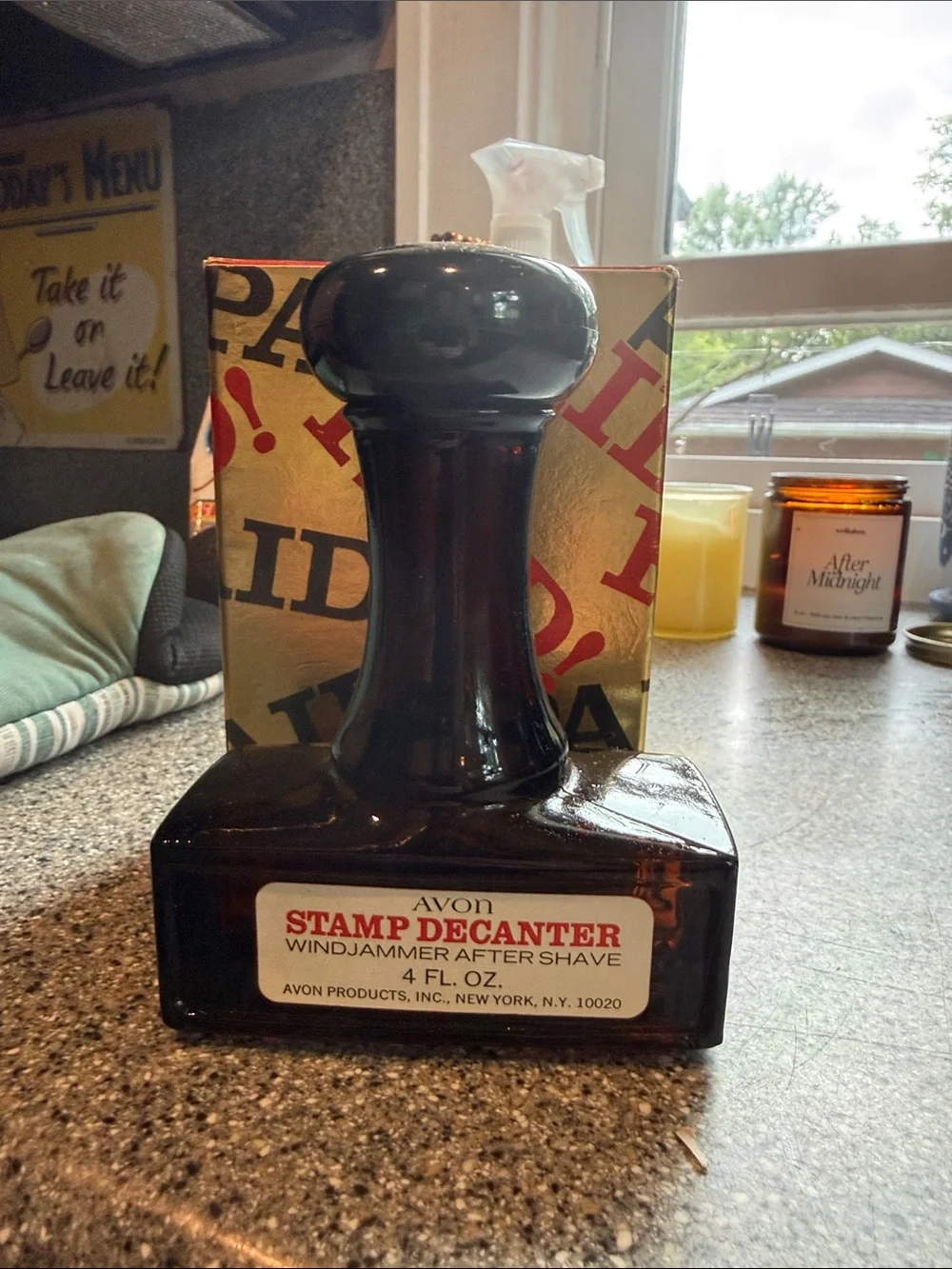 Avon glass stamp
